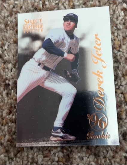 1996 Select Certified #100 Derek Jeter — front