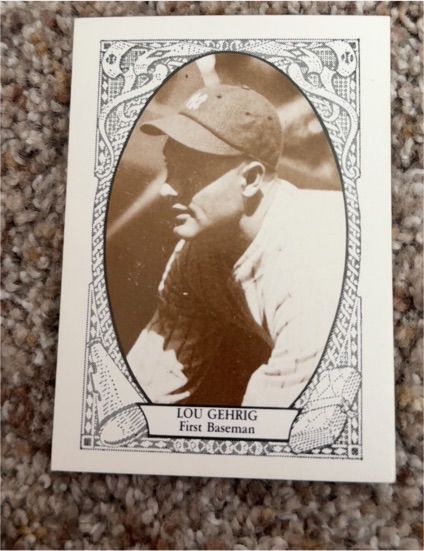 1979 TCMA 1927 New York Yankees #2 Lou Gehrig — front