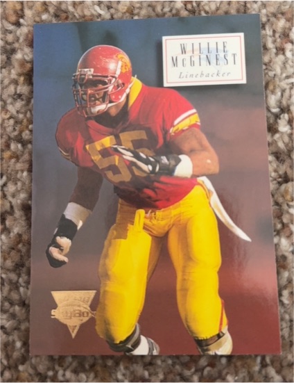 1994 Skybox Premium #160 Willie McGinest — front