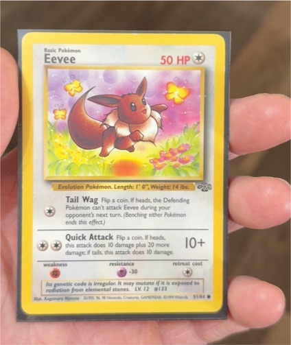 1999 Pokémon #133 Eevee — front