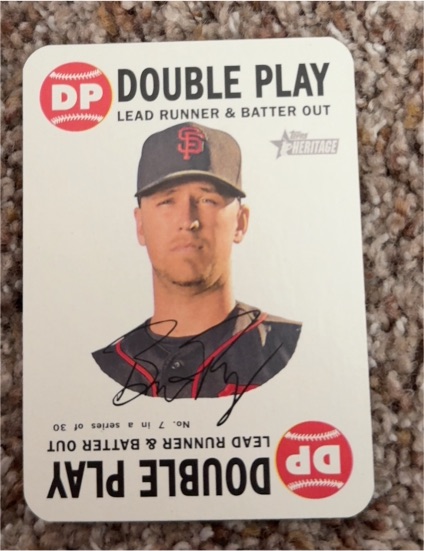 2017 Topps Heritage 1968 Game Set Double Play #7 Buster Posey — front