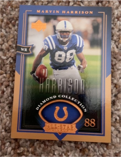2004 Upper Deck Diamond Collection All-Star Lineup #13 Marvin Harrison — front