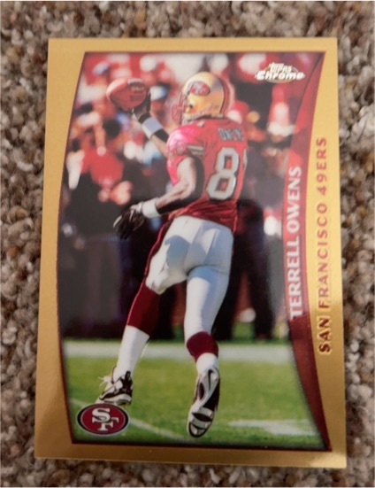 1998 Topps Chrome #23 Terrell Owens — front