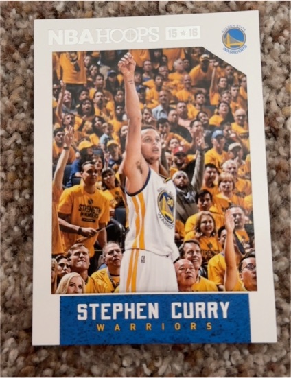 2015-16 Panini NBA Hoops #248 Stephen Curry — front