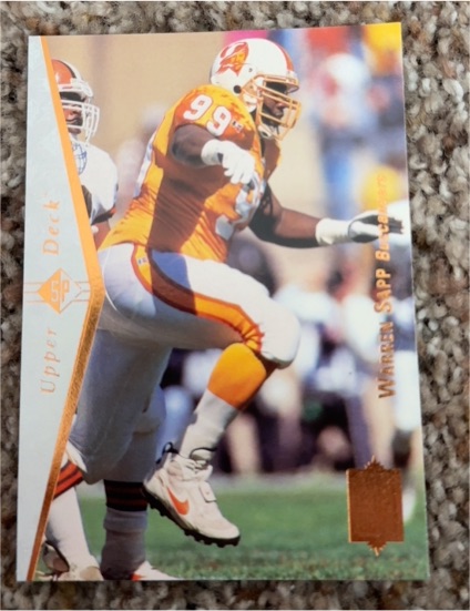 1995 Upper Deck SP #99 Warren Sapp — front