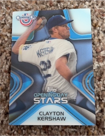 2014 Topps Opening Day Stars #ODS-6 Clayton Kershaw — front