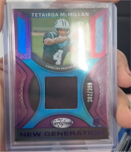 2025 Panini Certified New Generation #NGJ-TMN Tetairoa McMillan — front