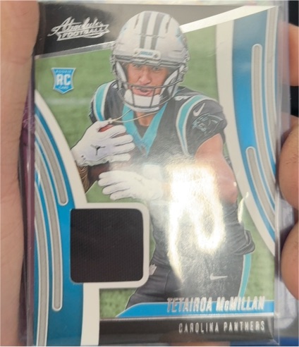 2025 Panini Absolute Rookie Material #ARM-TMN Tetairoa McMillan — front