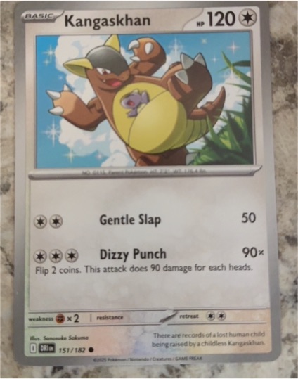2023 Pokémon SV10: Destined Rivals #151 Kangaskhan — front