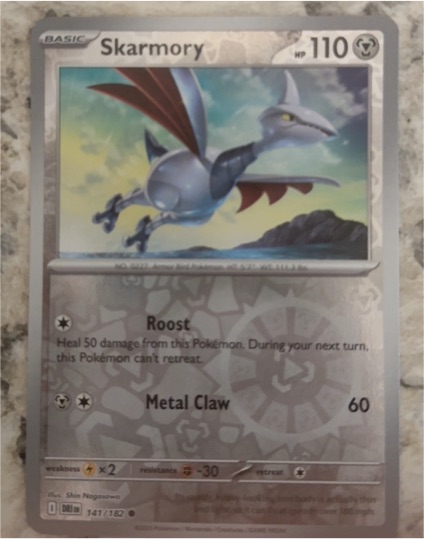 2025 Pokémon SV10: Destined Rivals #141 Skarmory — front