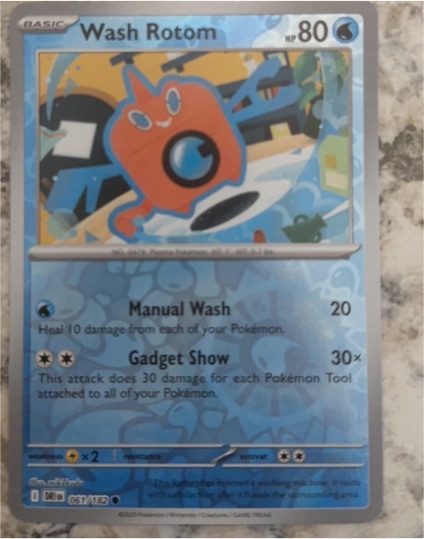 2023 Pokemon SV10: Destined Rivals #061 Wash Rotom — front