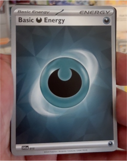 2024 Pokémon SVE: Scarlet & Violet Energies #015 Basic Darkness Energy — front