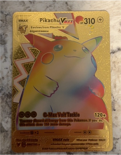 2020 Pokémon TCG Vivid Voltage #044 Pikachu VMAX — front
