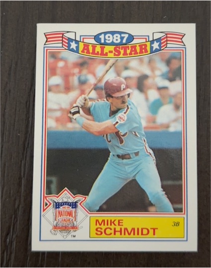 1988 Topps #15 Mike Schmidt 1987 All-Star Game — front
