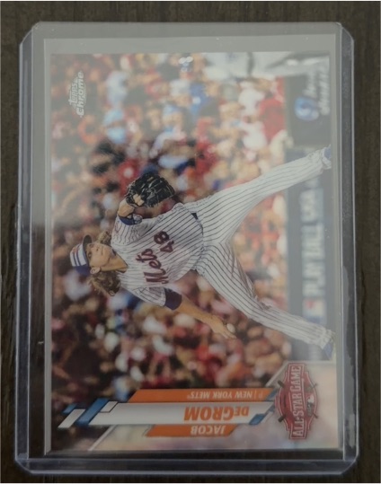 2020 Topps Chrome Update #U-81 Jacob deGrom — front