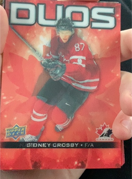 2025-26 Upper Deck Tim Hortons Team Canada Duos #CO3 Sidney Crosby — front