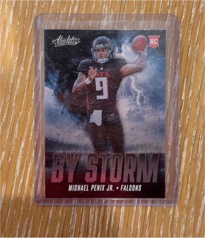 2024 Panini Absolute - By Storm #BS-MPJ Michael Penix Jr. — front