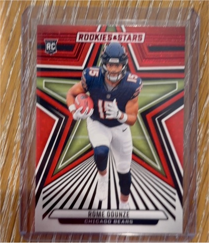 2024 Panini Rookies & Stars #186 Rome Odunze Rookie Longevity Chicago Bears — front