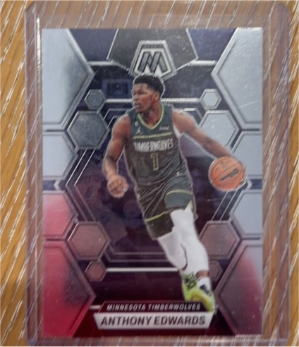 2022-23 Panini Mosaic #26 Anthony Edwards — front
