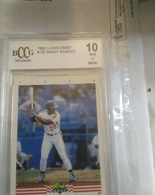 1992 Classic Best #155 Manny Ramirez — front