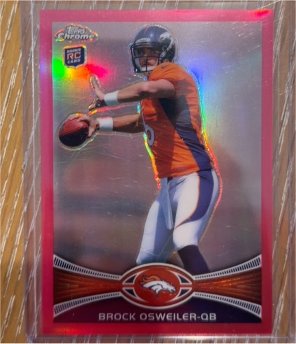 2012 Topps Chrome #210 Brock Osweiler — front