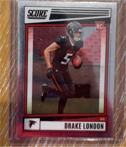 2022 Panini Chronicles Score Premium Rookies #SP-379 Drake London — front