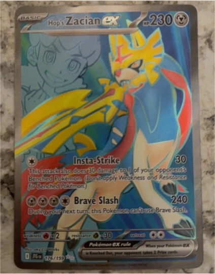 2023 Pokémon SV09: Journey Together #176 Hop's Zacian ex — front