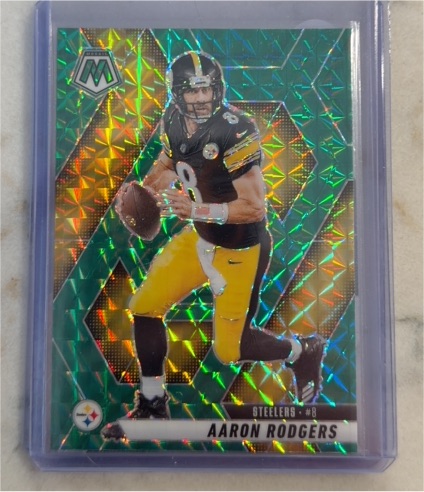 2024 Panini Mosaic #8 Aaron Rodgers — front
