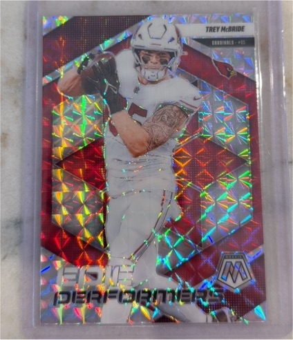 2025 Panini Mosaic Epic Performers #10 Trey McBride — front