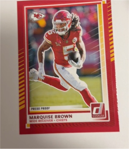 2025 Panini Donruss #122 Marquise Brown — front