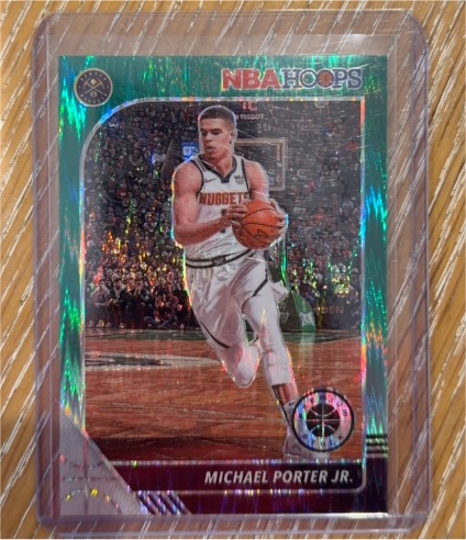 2019-20 Panini NBA Hoops Premium Stock #51 Michael Porter Jr. — front