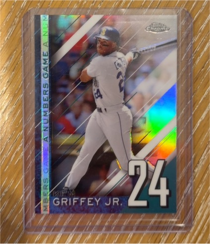 2020 Topps Chrome Update A Numbers Game #NGC-10 Ken Griffey Jr. — front
