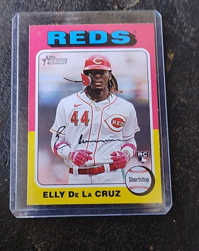 2024 Topps Heritage #473 Elly De La Cruz — front