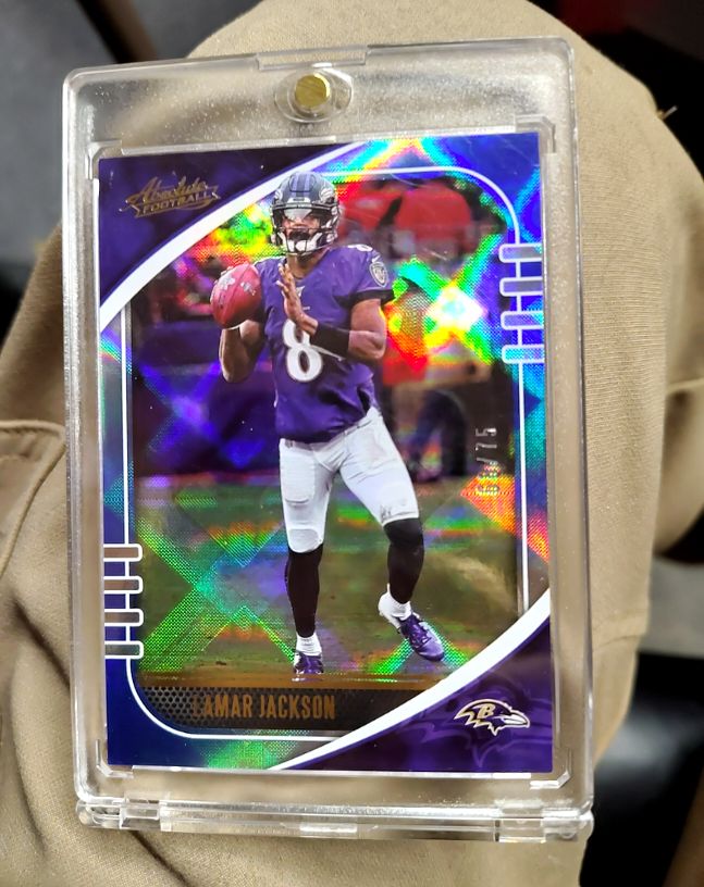 2020 Panini Absolute #75 Lamar Jackson — front