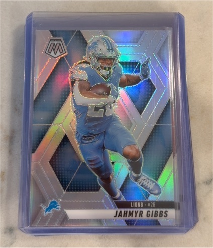 2025 Panini Mosaic #26 Jahmyr Gibbs — front