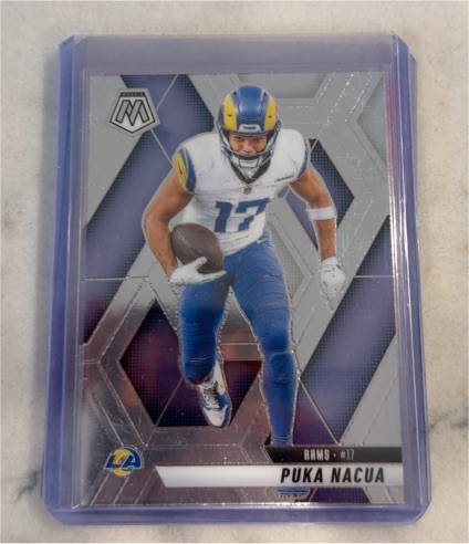 2025 Panini Mosaic #102 Puka Nacua — front