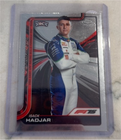 2025 Topps Chrome Formula 1 #12 Isack Hadjar — front