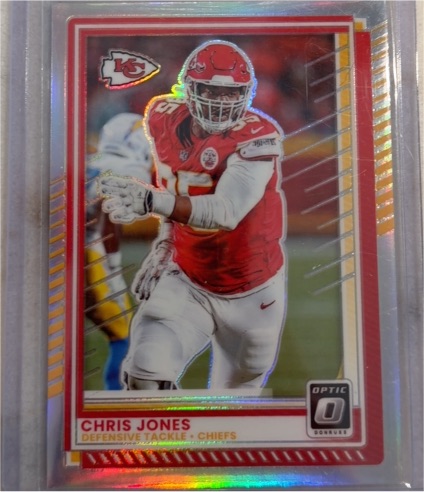 2025 Donruss Optic #82 Chris Jones — front