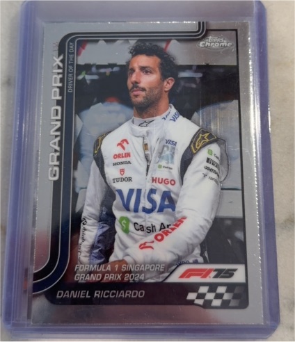 2025 Topps Chrome Formula 1 #139 Daniel Ricciardo — front