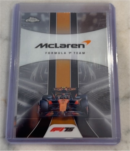 2025 Topps Chrome Formula 1 #176 McLaren Team Logo — front