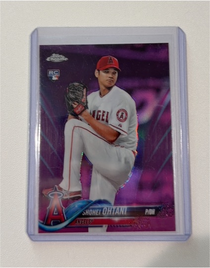2018 Topps Chrome #150 Shohei Ohtani — front