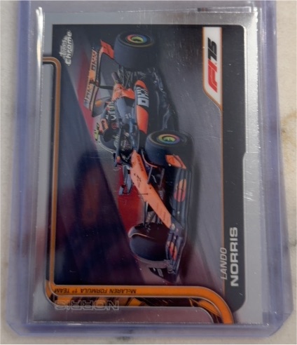 2025 Topps Chrome Formula 1 #77 Lando Norris — front