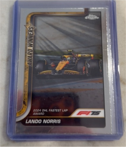 2025 Topps Chrome Formula 1 #147 Lando Norris Award Winners — front