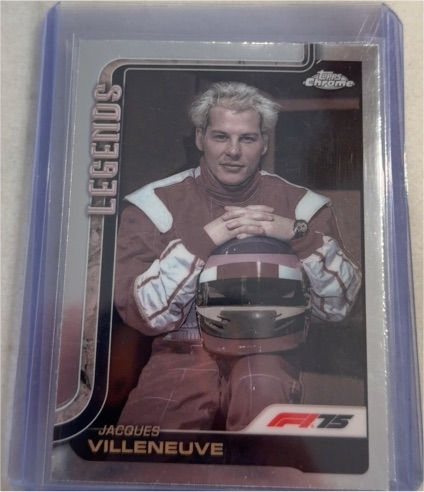 2025 Topps Chrome F1 #163 Jacques Villeneuve — front