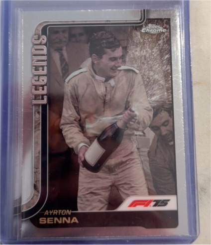 2025 Topps Chrome F1 Legends #162 Ayrton Senna — front