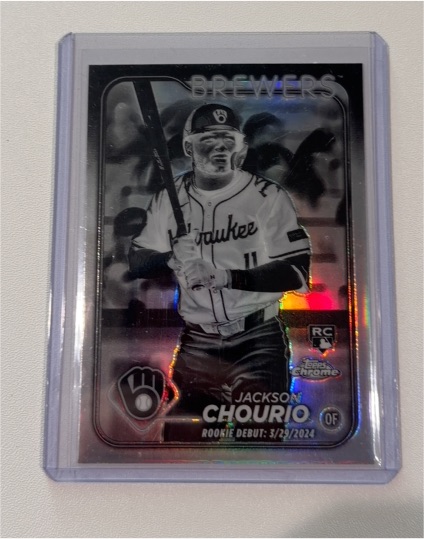 2024 Topps Chrome Update Series #USC30 Jackson Chourio — front