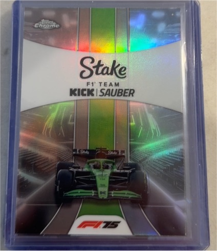 2025 Topps Chrome F1 #183 Stake Kick Sauber — front