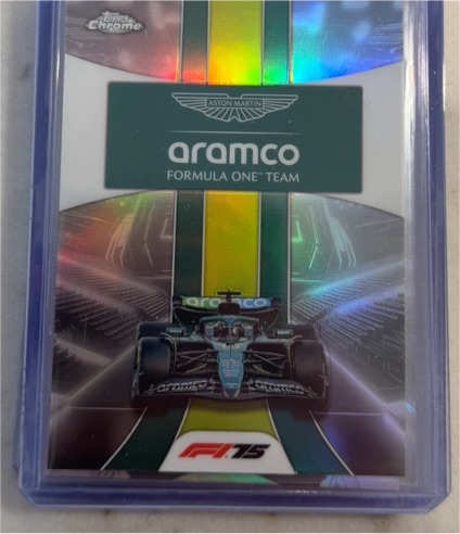2025 Topps Chrome Formula 1 #178 Aston Martin Aramco Team Logo — front