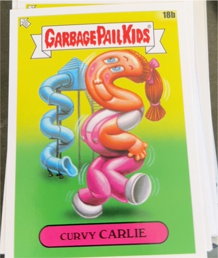 2024 Topps Garbage Pail Kids Kids at Play #18b Curvy Carlie — front