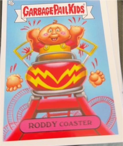 2024 Topps Garbage Pail Kids Kids at Play #47a Roddy Coaster — front